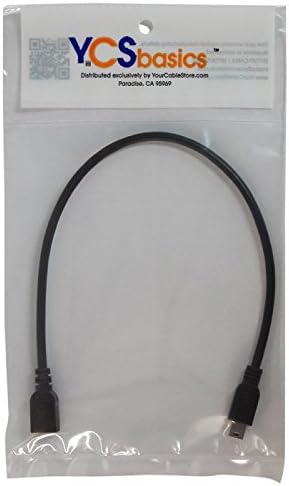 Osnove YCS 1 Foot USB 2.0 Mini B muški za mini B ženski produžni kabel