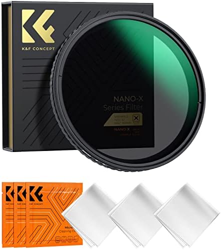 K & F Concept 40.5mm Promjenjivi ND filter ND2-ND32 Filtriranje objektiva kamere bez X Cross HD neutralni filter