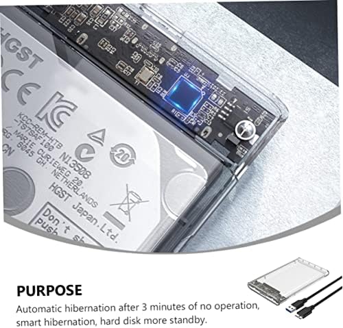 SOLUSTRE 3pcs hard disk zaštita kutija HDD slučaj za PC kućište prijenosni hard disk slučaj HDD slučaj