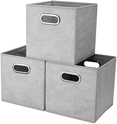 Kocke za skladištenje tkanine 10,5x10,5 x 11 u uzoru uzorak kutije za skladištenje kockice sive bijele tkanine