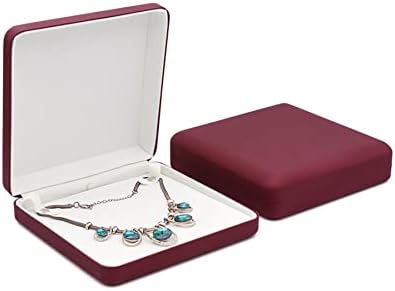 Ogrlica za ogrlice za izdvajanje nakita, kutije za velvet od ogrlice za poklon nakita, ogrlice zaslonske kutije
