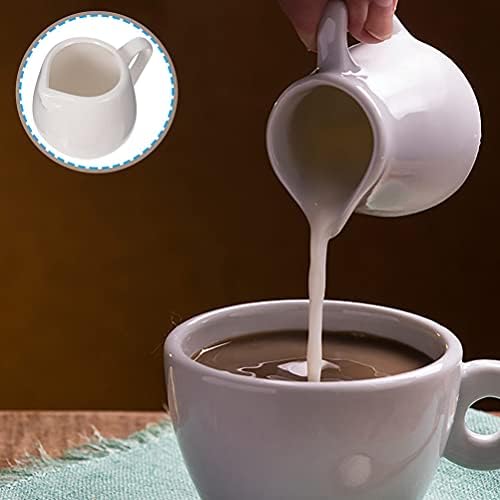 Doitool Coffee Creamer Coffee Creamer 2kom Creamer Pitcher Ceramic Creamer sa ručkom Mini kafe mlijeko za serviranje
