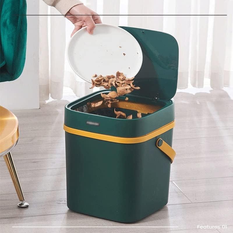 Xwwdp kantu za smeće može nordijsko brtva za kuhinju kupatilo ured kantu za odlaganje kante za smeće