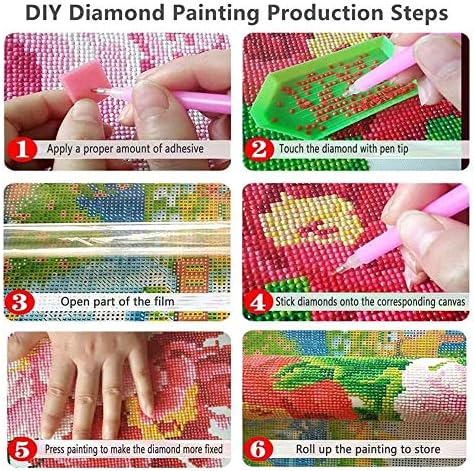 Niho-Jiuma Diamond painting Kits Angel Girl, 5D Diamond Art Set Full Drill platno Painting poklon za odrasle,