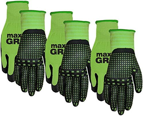 Midwest rukavice & Gear 93-L-AZ-12 Max Grip, 2 računati, dame Green