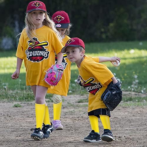 3 para Softball čarape za djecu Books Stitch Socks Softball čarape Dječji softball čarape za bejzbol Logo
