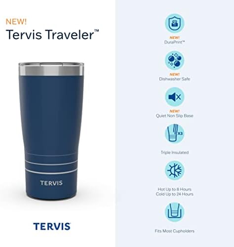 Tervis Traveler Golf Course karta Triple zid izolovana Tumbler Travel Cup drži pića hladno & vruće,