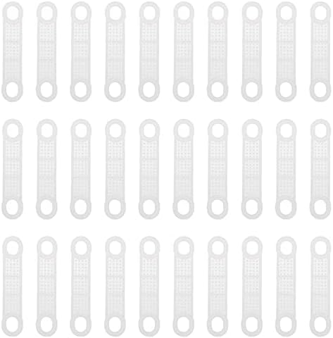 Artibetter Prozirna vješalica hvataljka bez klizanja vješalica za vješalice odjeće vjetrootrna odjeća Viseća dodaci 50 kom za drvene plastične vješalice Kućni trgovine Koristite Grip vješalica