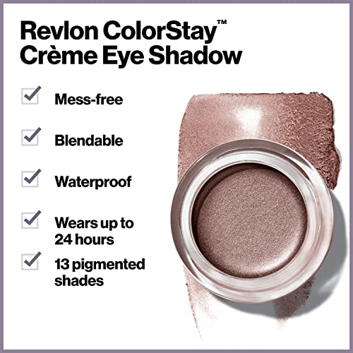 Kremasto sjenilo Revlon, ColorStay 24-satna šminka za oči, visoko pigmentirana kremasta Formula u Blendable