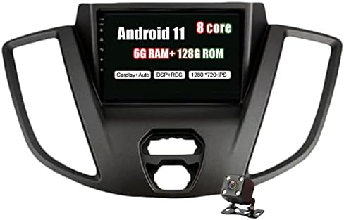 Android autoradio 7 inčni automobil Multimedia Player Navigacija GPS Bluetooth Android sistem IPS DSP 4G WiFi BT FM am Carplay RDS DSP GPS-u Car Entertainment Radio za Ford Transit 2015-2018