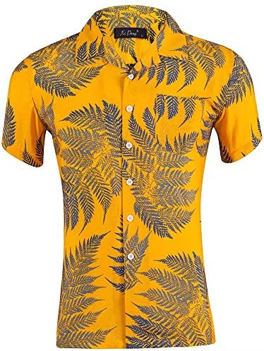 Muške havajske majice kratki rukav modni hlađenje ljeto na plaži košulje cvjetne košulje kasene dolje majica