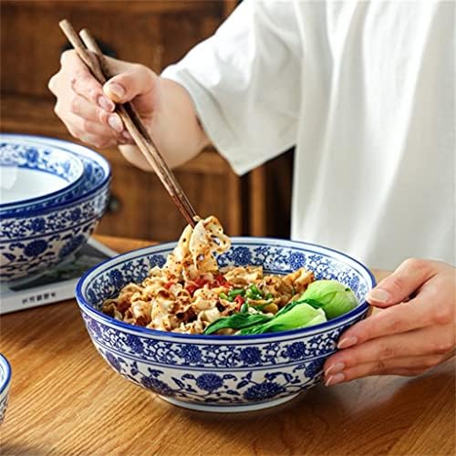 Nveeeus 2 kineske stil Keramičke posude Plava i bijela porcelanska posuda Instant za salatu | Voće |