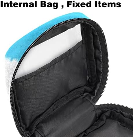 ORYUEKAN torba za odlaganje higijenskih uložaka, prenosive torbe za menstrualne jastučiće za višekratnu upotrebu, torbica za odlaganje tampona za žene djevojke, apstraktna umjetnost plavi Grafiti