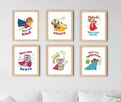 HONGSEDE Inspirational Quotes Baby Nursery Wall Art Decor, Inspirational Quotes For Boy Girl Kids