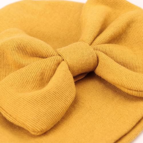 Bqubo šeširi za novorođenčad za bebe kapice za kapice za dojenčad Baby Cotton rukavice bez ogrebotina Set za 0-6 mjeseci