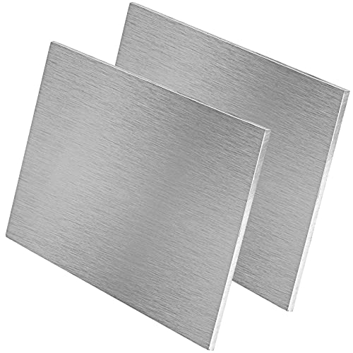 JAPCHET 2 kom 1/4 x 8 x 12 inčni aluminijumski lim 5052 Aluminijumska ploča od Lima, Aluminijumski