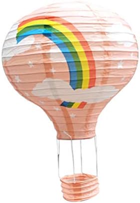 Amosfun 8 kom božićne balone za vruće zrake Svečane papir lampioni šareni fenjer ukrasa za vjenčanje rođendan