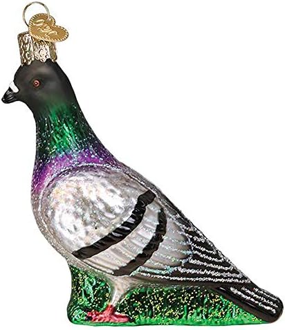 Old World Božić Ornamenti Pigeon staklo vazduh ukrasi za jelku