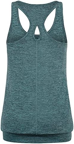HALLOACC ženski sackoop vrat kratkih rukava Yoga Top Loose Fit Sport Workout majica