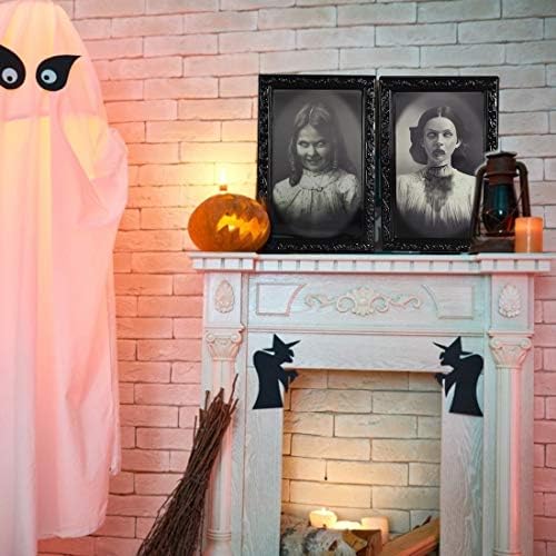 Dekoracija za Noć vještica unutarnji zastrašujući Kućni zidni dekor 3d promjena okvira za slike s pokretnim