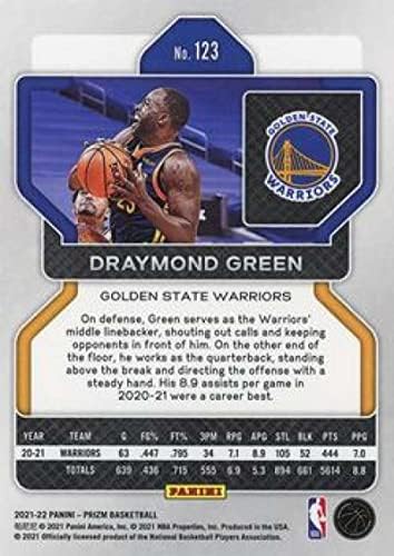 2021-22 Panini Prizm 123 Draymond Green Golden State Warriors Košarkaška službena trgovačka karta