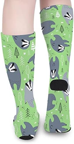 WEEDKEYCAT slatka jazavci u šumi Crew čarape novost Funny Print grafički Casual umjerena Debljina