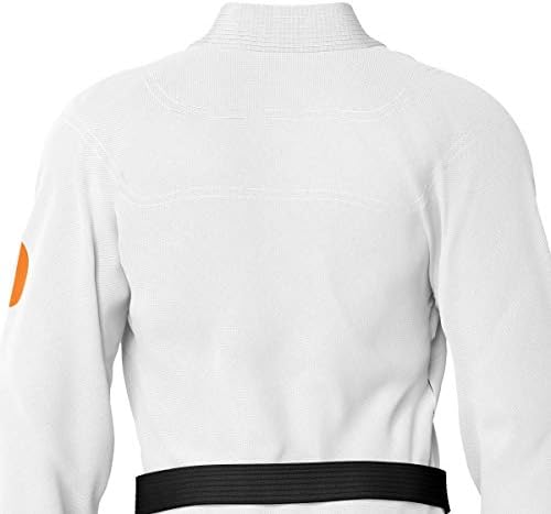 Premium irska bijela sublimacija brazilskog bisera Weave Jiu Jitsu GI - izgrađen u osipnom straže - sa osipnom zaštitnom oblogom