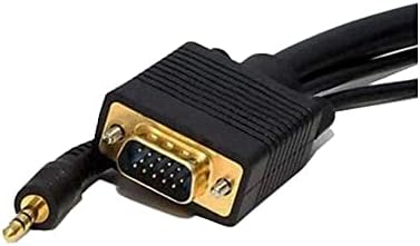 VGA SVGA monitor kabel sa audio 3 mesta HD15 sa 3,5 mm stereo audio monitor 3FT