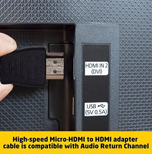 Brendaz visoke brzine 4K Micro HDMI u HDMI kabl sa Ethernet kompatibilnom sa Panasonic Lumix DMC-G7, Lumix
