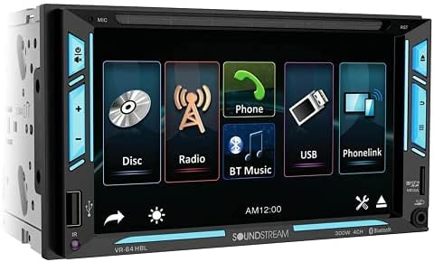 VR-64HBL 6.2 CD DVD Bluetooth USB Android 300W Car Stereo