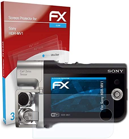 Atfolix Zaštitni film Kompatibilan sa Sony HDR-MV1 zaštitnikom zaslona, ​​ultra-bistrog FX