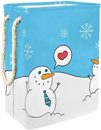 Unicey Love Snowman vodootporna korpa za veš sklopive korpe za kućne organizatore Baby Hamper
