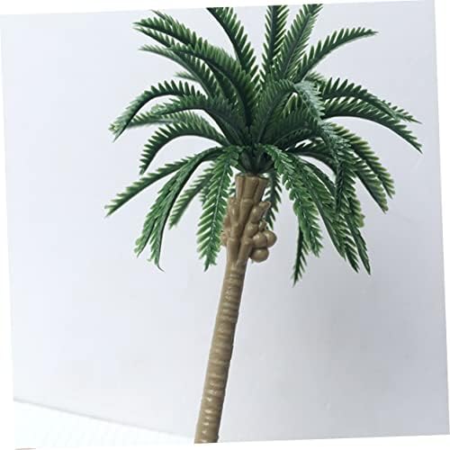 Yardwe 10kom / Set Faux Plant miniture Decoration Mini Umjetne biljke Palma Model Mini plastike mješoviti