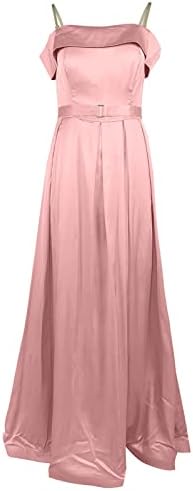 Trebin ženska modna cvjetna formalna vintage kratki rukav tanka vjenčana duga haljina