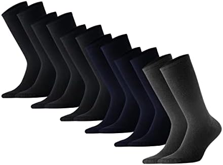 Goower Mens bambus Dijabetičke čarape 6 paira 51000 - Premium kvalitet ne elastične dijabetičke čarape - čarape
