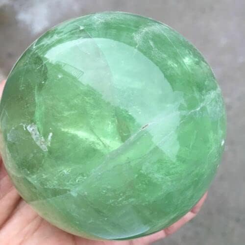 NKB1919937 Crystal Ball 935G prirodni zeleni fluorit Crystal Ball Mexico Rijetka kugla zacjeljivanje