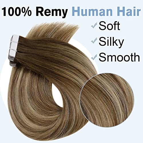 【Uštedite više】Easyouth jedno pakovanje bešavne slavine u ekstenzijama za kosu prava ljudska kosa