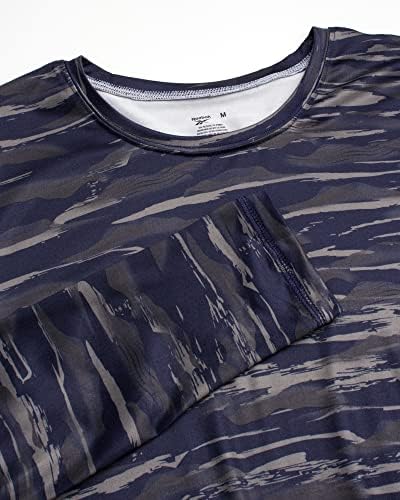 Termalna košulja za muške performanse Reebok - atletski bazni sloj majica s dugim rukavima
