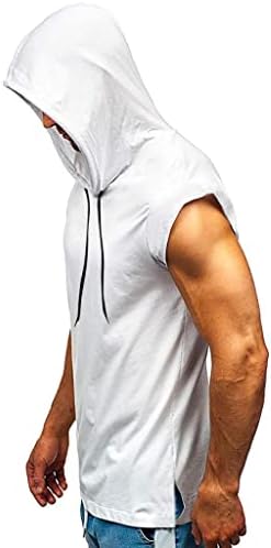 Nyybw muški vrhovi s kapuljačom - kapuljača za teretane bez rukava Workout teretana bodybuilding mišićne majice bez rukava bluze majice