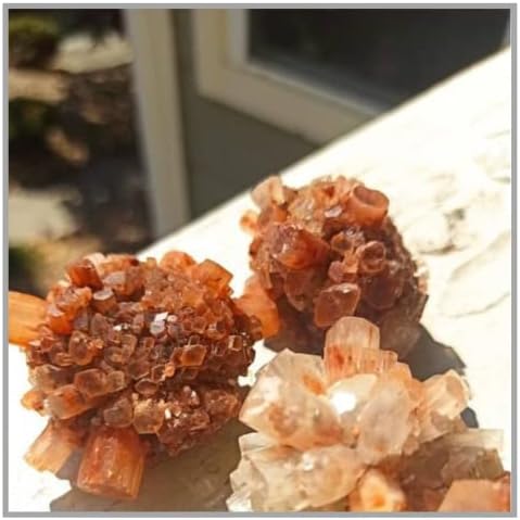 Mineralistička kolekcija Crystal Beal Stones, aragonitni klaster, 4 lb prirodni aragonitni sirovi kamen, visokoenergetski poklon kristalne stijene za Reiki, jogu, meditaciju, čakra, duhovni ukrasni dragulj