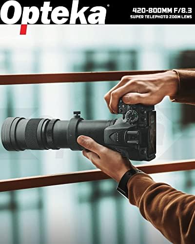 Opteka 420-1600mm F/8.3 HD telefoto zum objektiv za Canon EOS 80D, 77D, 70D, 60Da, 50D, 7D, 6D, 5DS,