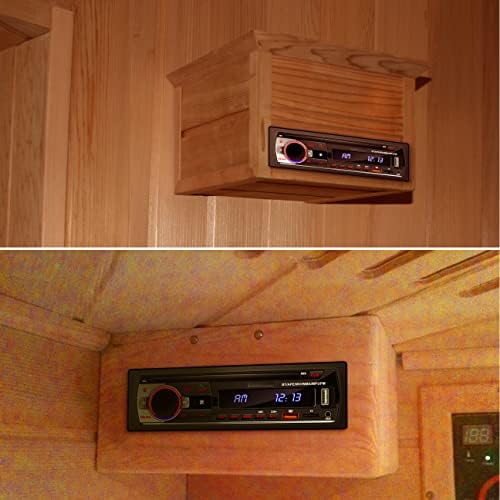 Golden Wave Sauna Music Player ugrađeni Bluetooth, MP3 / USB, FM radio prijemnik, infracrvena zamena sauna