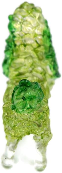 1ShopForyou Hand Puhana staklena minijaturna pudlica životinja smiješna GreentranSparentna figurica