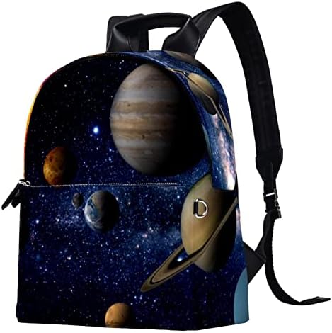 VBFOFBV ruksak za žene Daypack backpad bakfak za laptop Travel Casual Torba, Space Universe Galaxy Planet