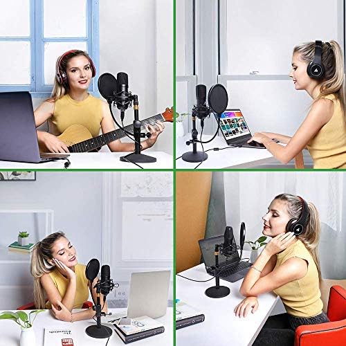 Wssbk USB mikrofonski komplet profesionalni Podcast Streaming mikrofonski kondenzator Studio Mic za