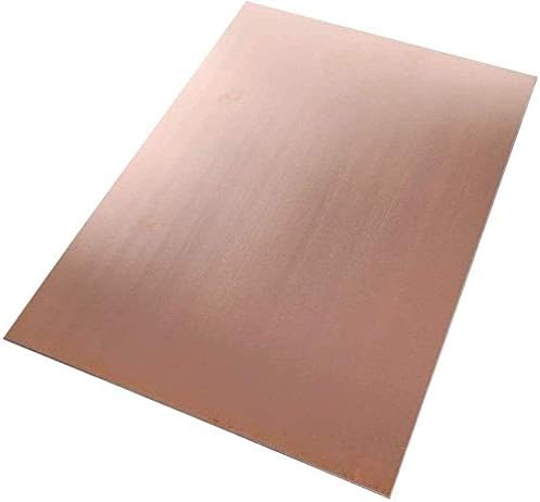YIWANGO bakar metalni lim folija ploča 1.2 x 100 x 100 mm rez bakra metalna ploča bakar listovi