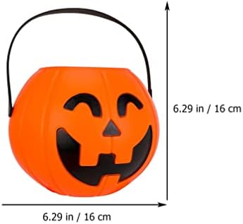 NUOBESTY Kids snack kontejneri 6kom Halloween prijenosni Bucket Bucket djeca Trick or Treat bundeva Candy Kanta