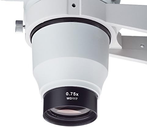 Amscope ZM07 0.7 X Barlow sočivo za glave Stereo mikroskopa serije ZM, nosač prečnika 48 mm