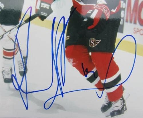 Radek Bonk potpisao automatsko autogram 8x10 photo I - autogramirane NHL fotografije