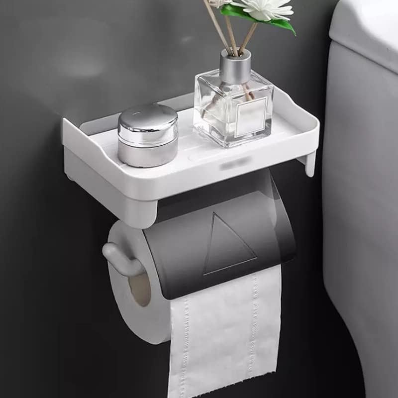 Koaius toaletni držač za papir na zidu 2-sloj toaletni držač za papir držač papira Tkivni držač za